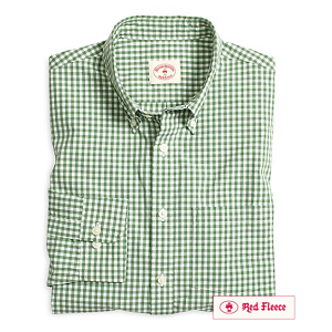 Gingham Sport Shirt - Green